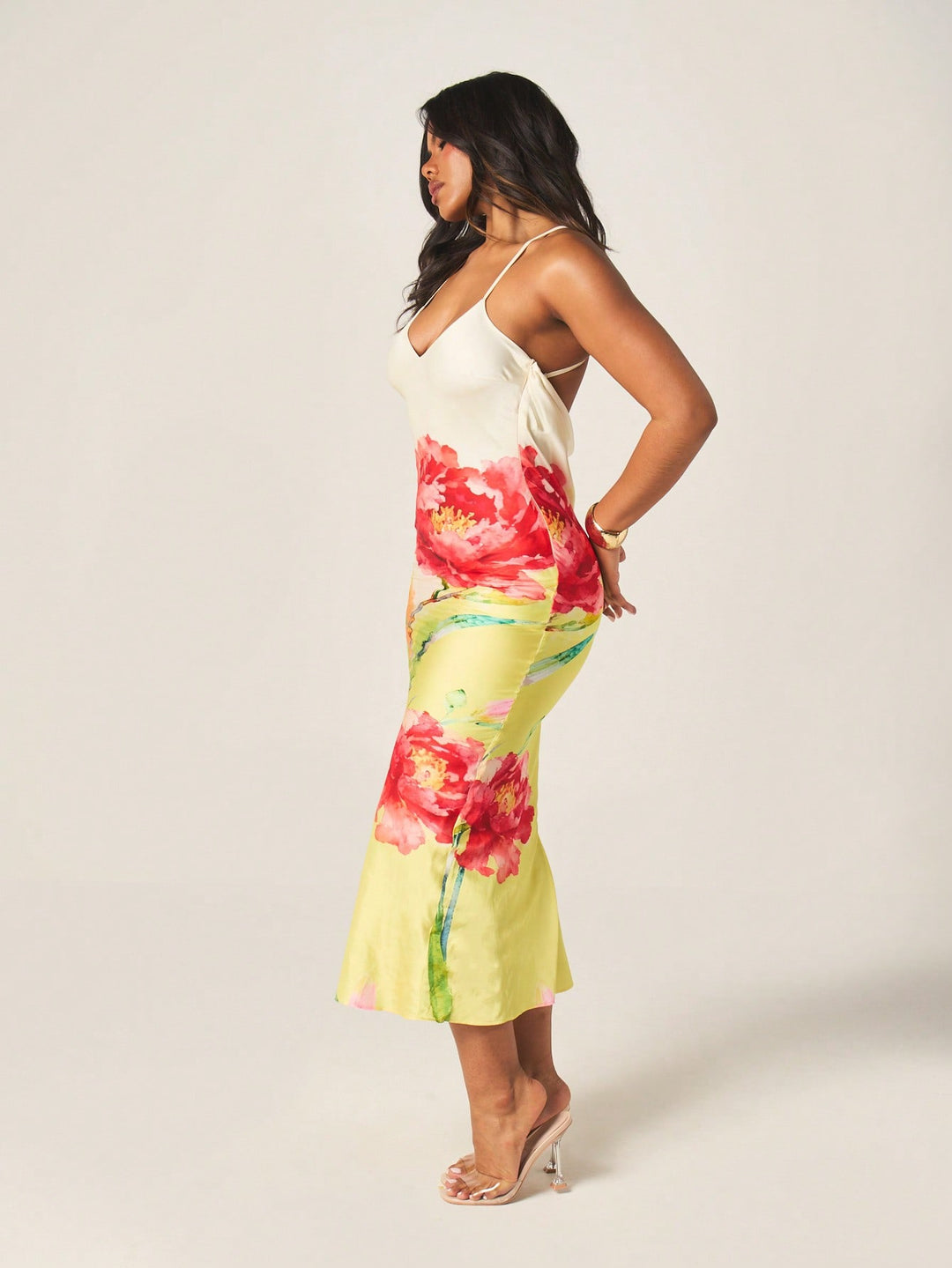 Rochie maxi SHEIN, galben