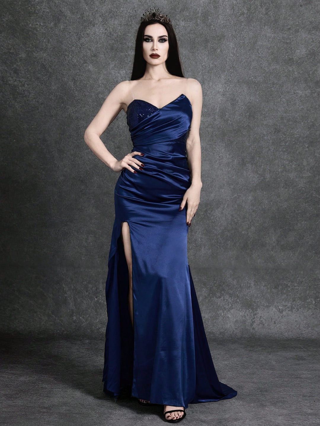Rochie maxi SHEIN, albastru