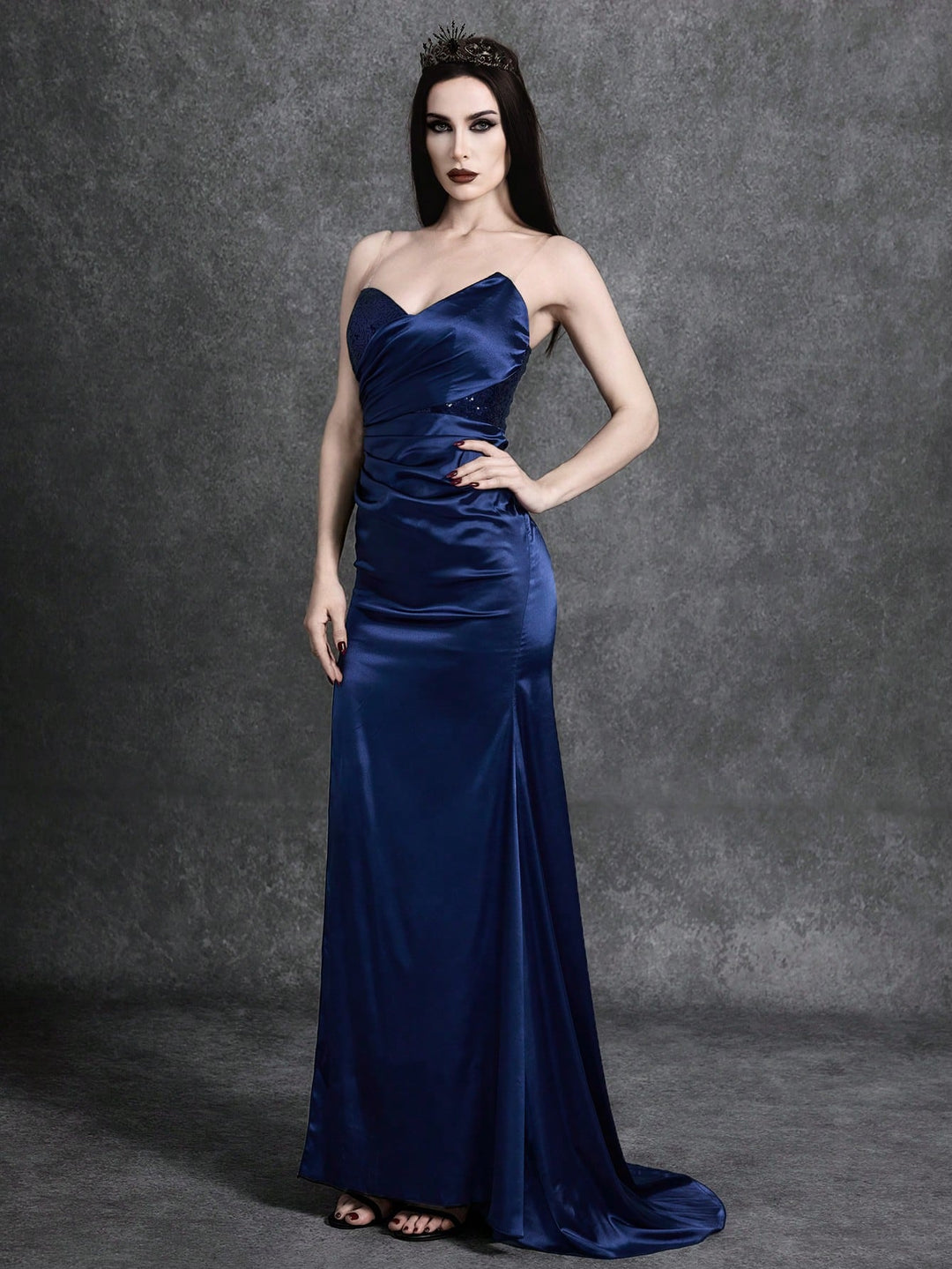 Rochie maxi SHEIN, albastru