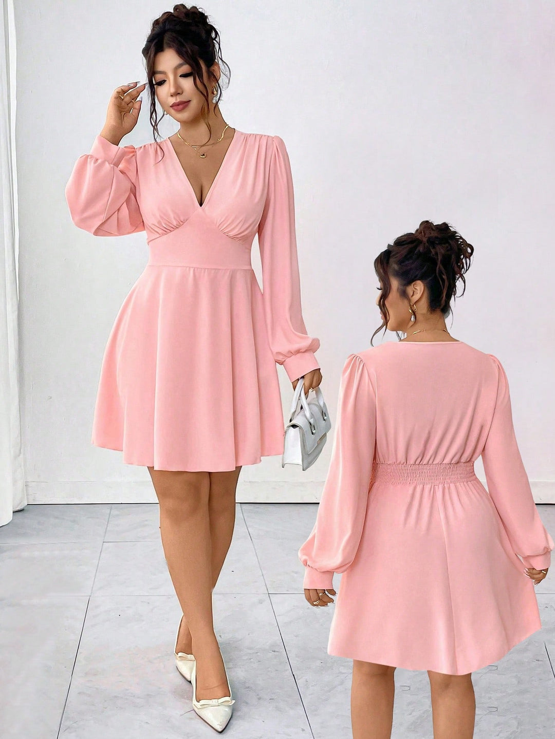Rochie mini SHEIN, roz