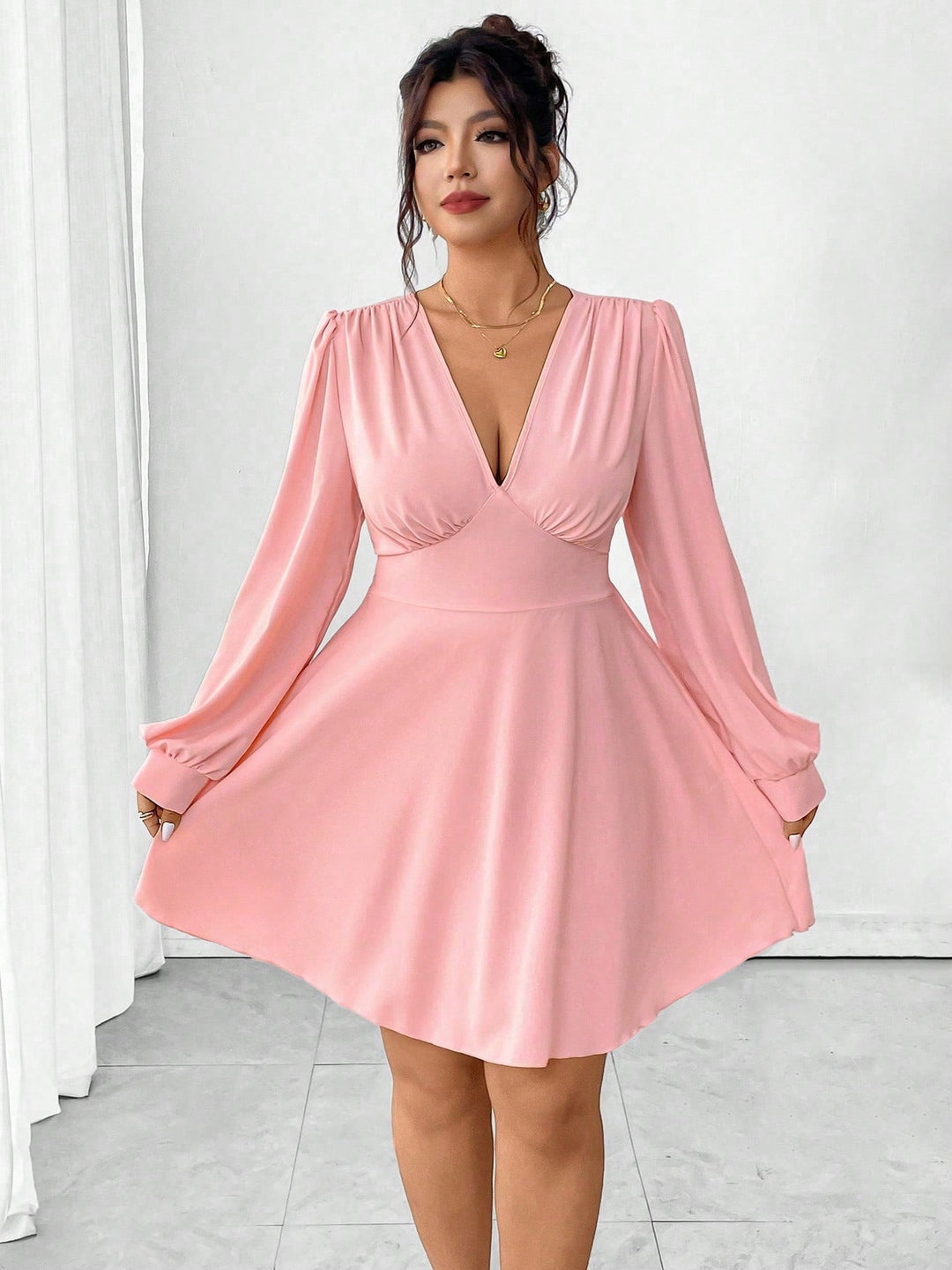 Rochie mini SHEIN, roz