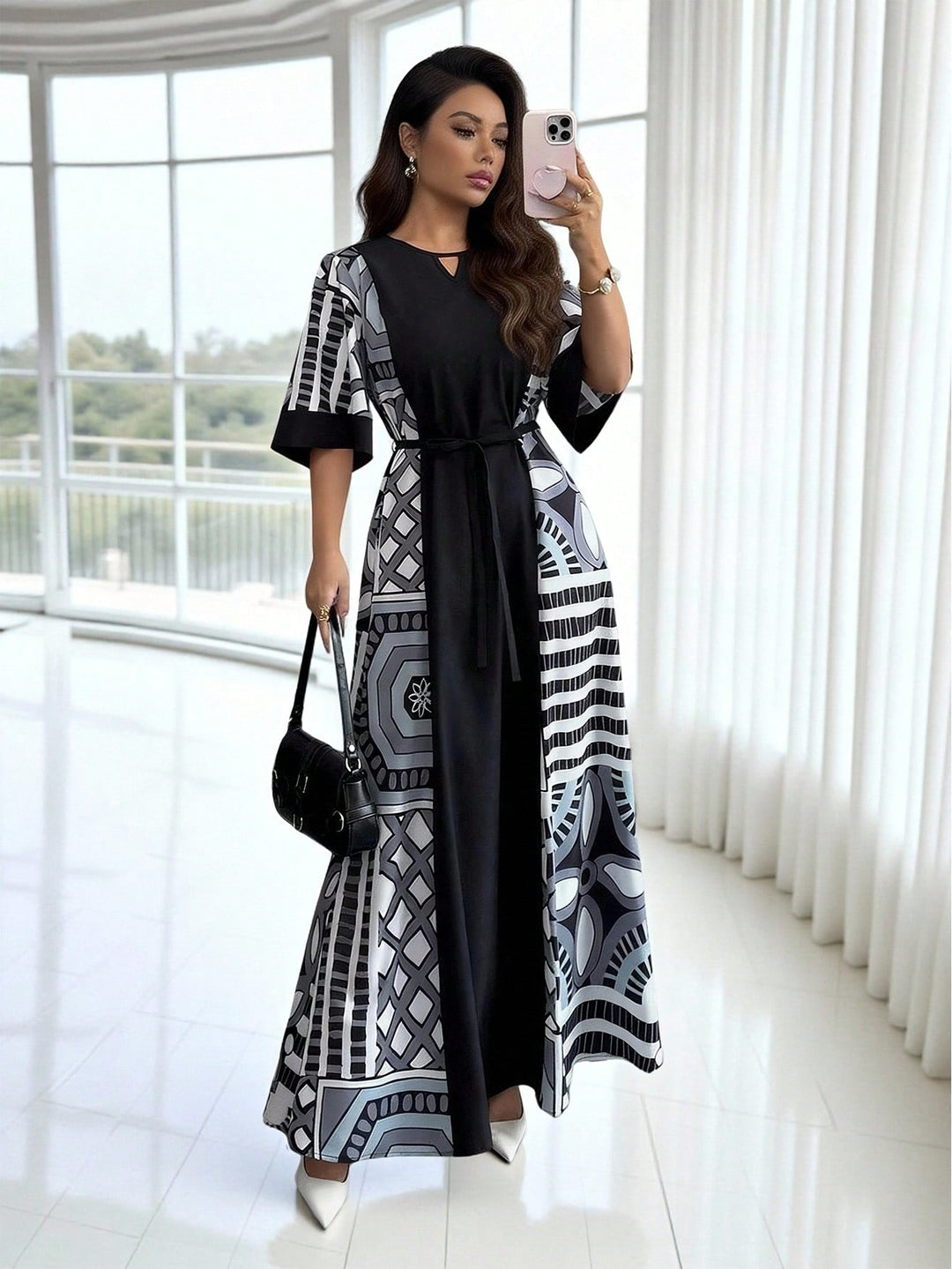 Rochie maxi SHEIN, negru