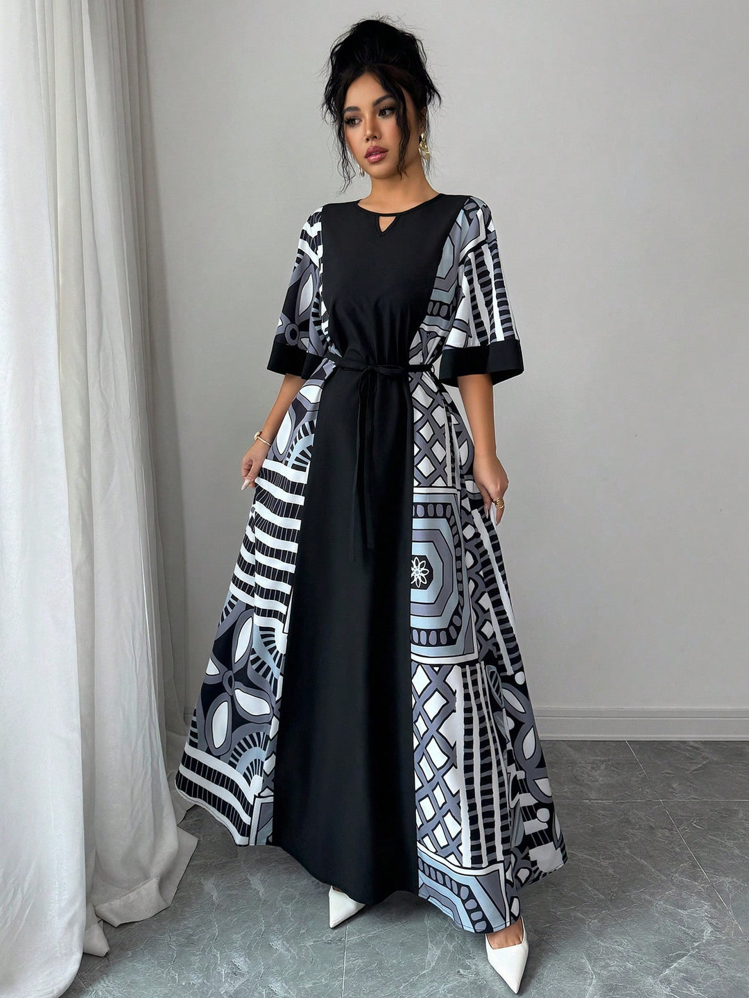 Rochie maxi SHEIN, negru