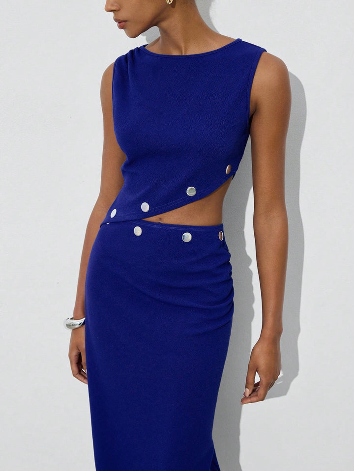 Rochie midi SHEIN, albastru