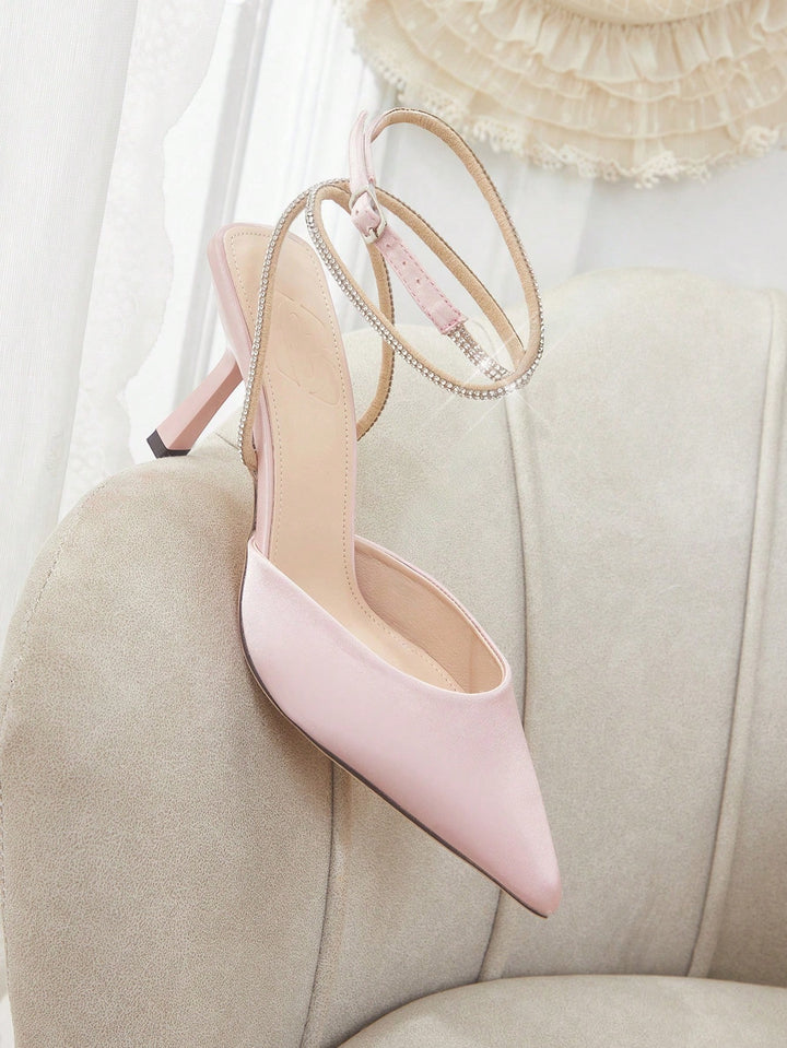 Pantofi cu toc SHEIN, roz