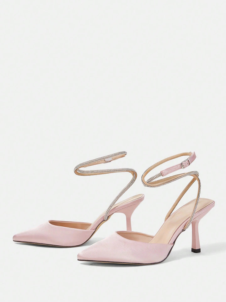 Pantofi cu toc SHEIN, roz