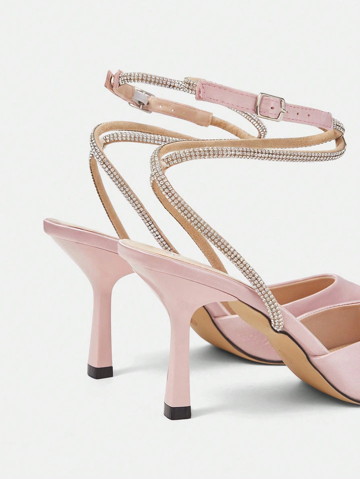 Pantofi cu toc SHEIN, roz