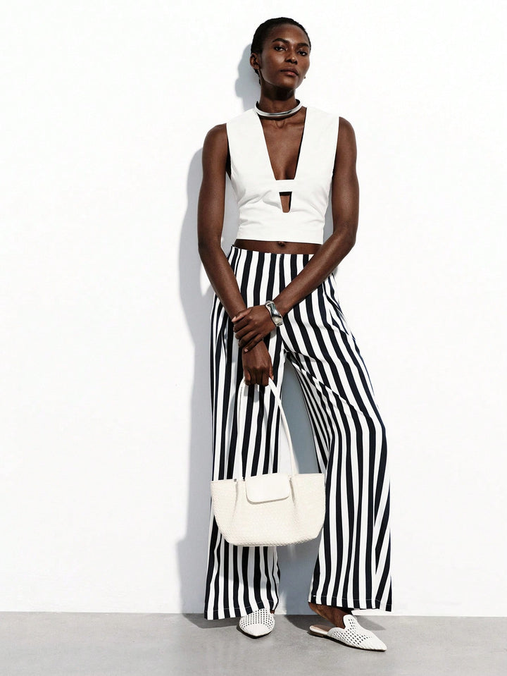 Pantaloni SHEIN, albastru