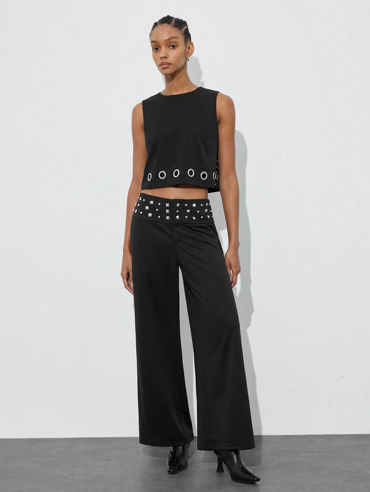 Pantaloni SHEIN, negru