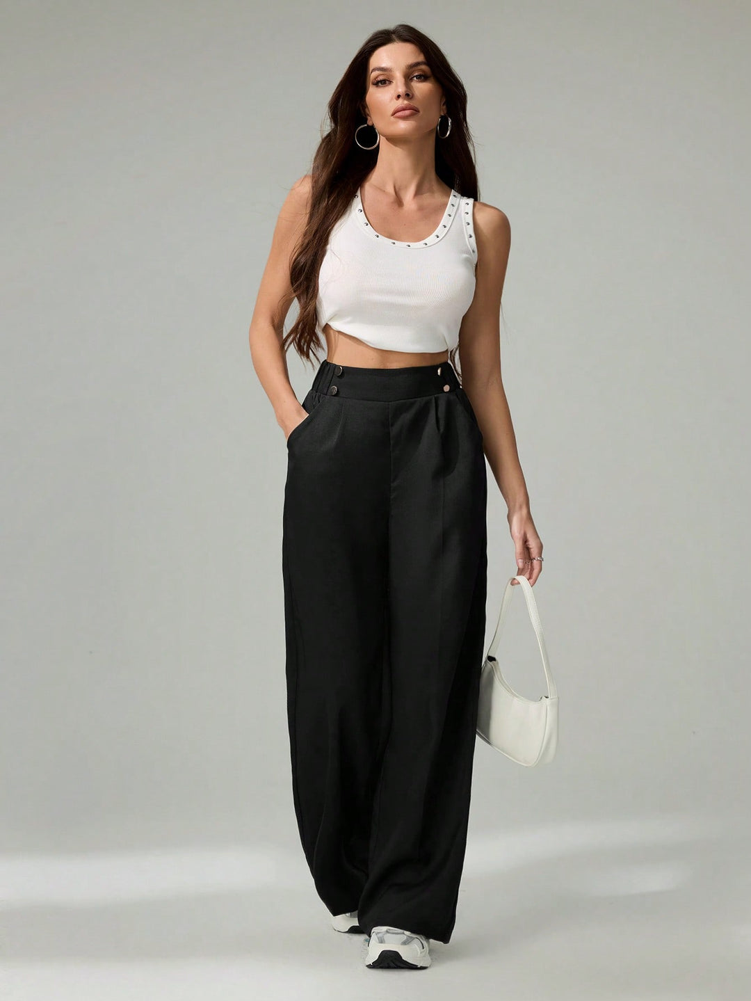 Pantaloni SHEIN, negru