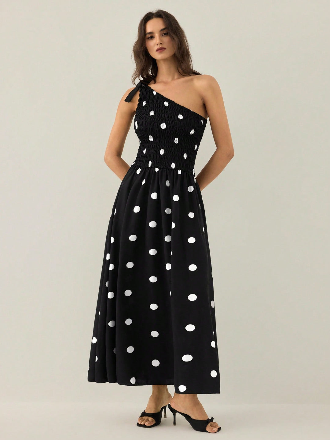 Rochie midi SHEIN, negru