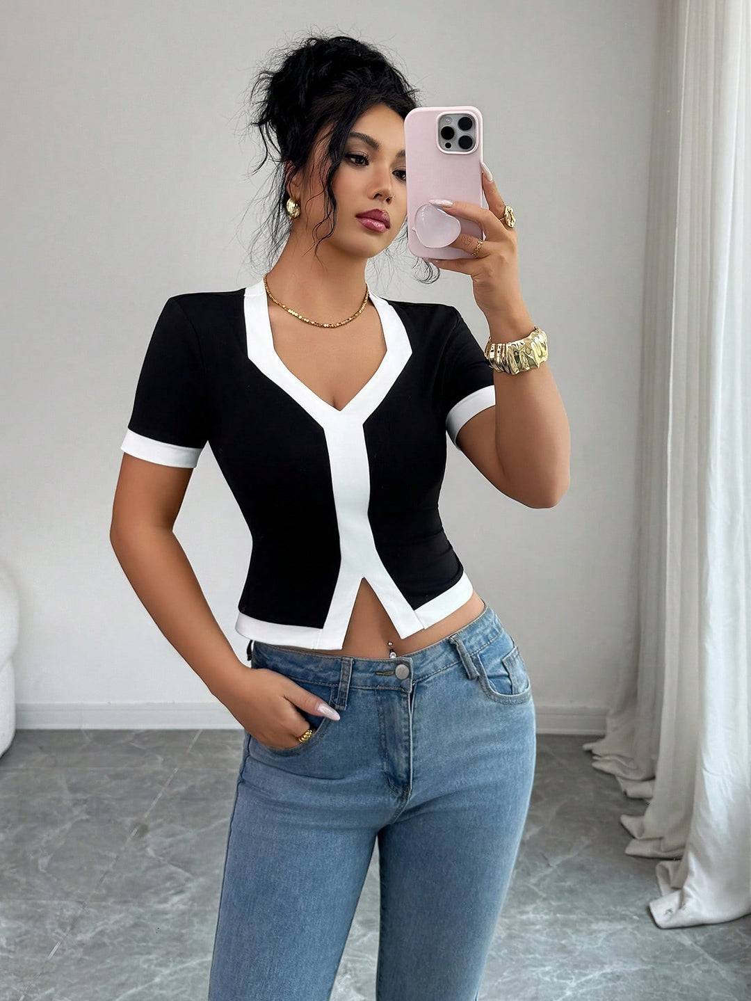 Tricou SHEIN, negru