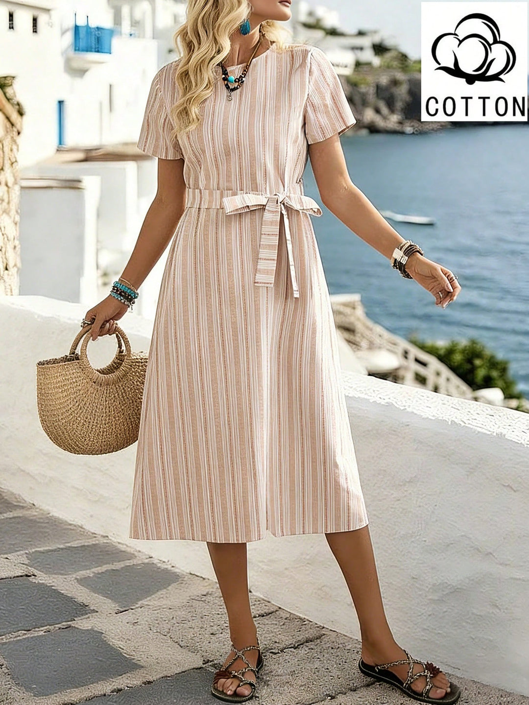 Rochie midi SHEIN, portocaliu