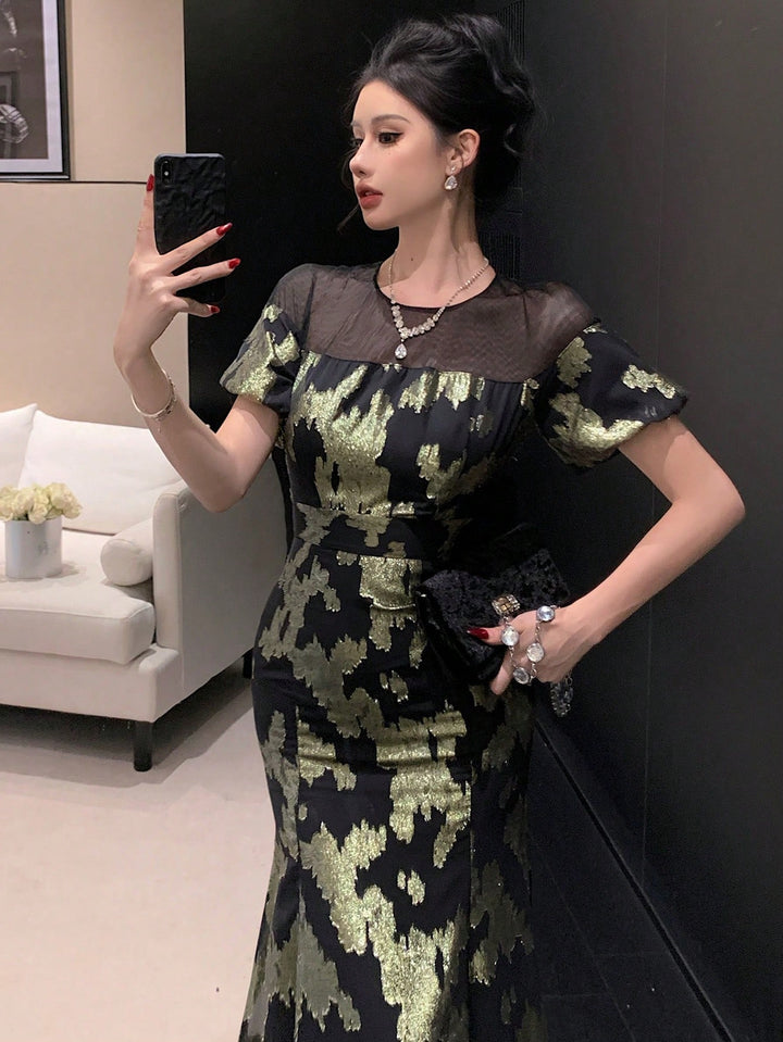 Rochie midi SHEIN, negru