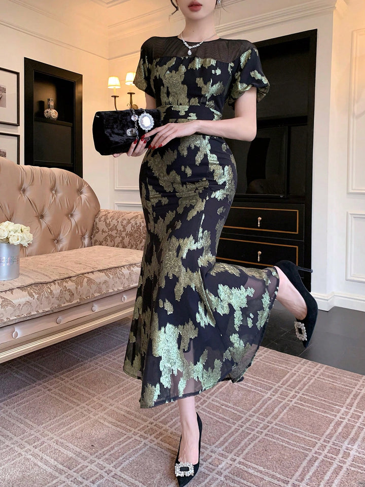 Rochie midi SHEIN, negru