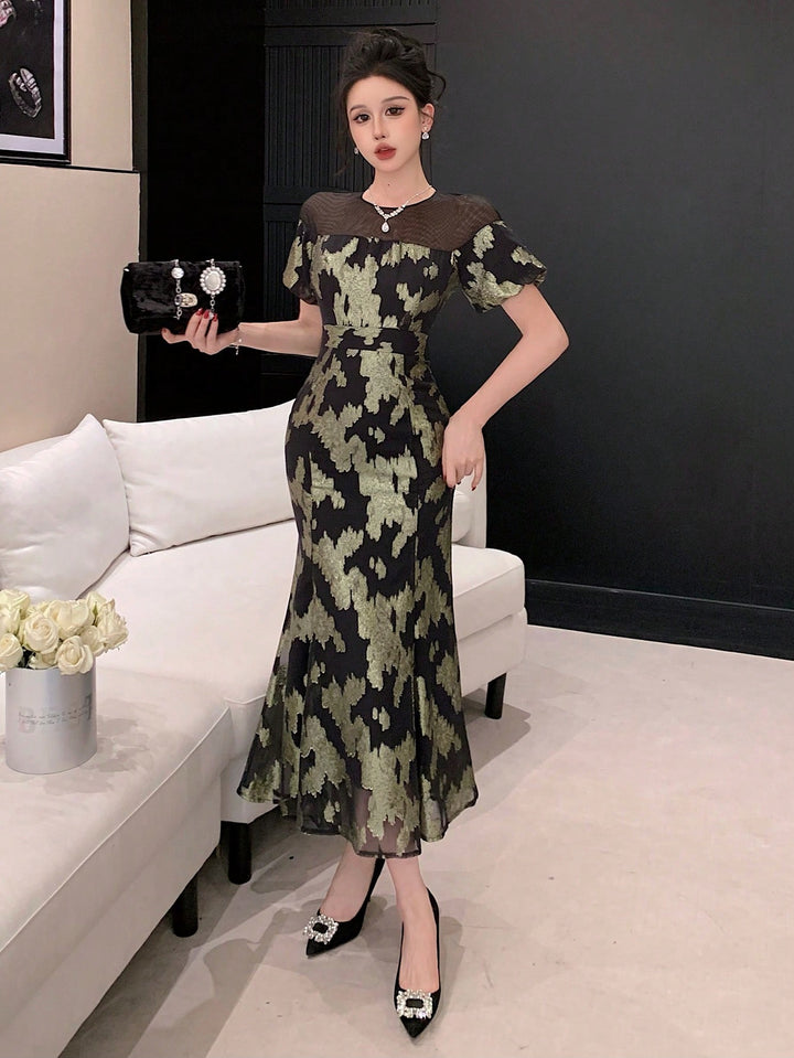 Rochie midi SHEIN, negru