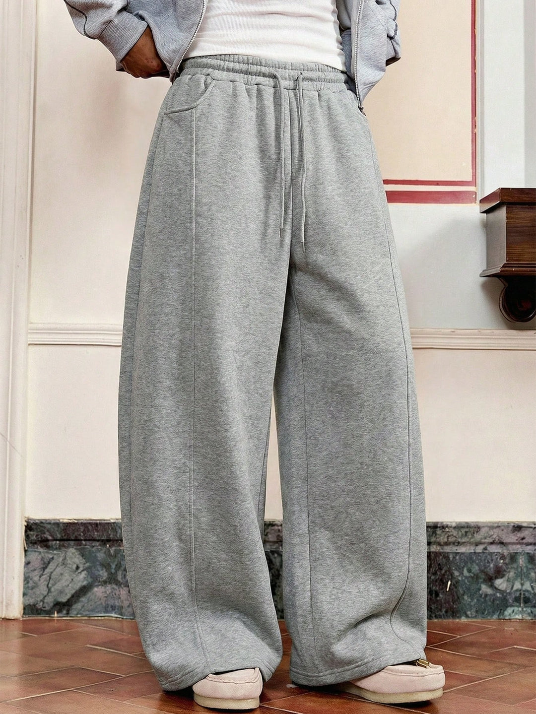 Pantaloni SHEIN, gri