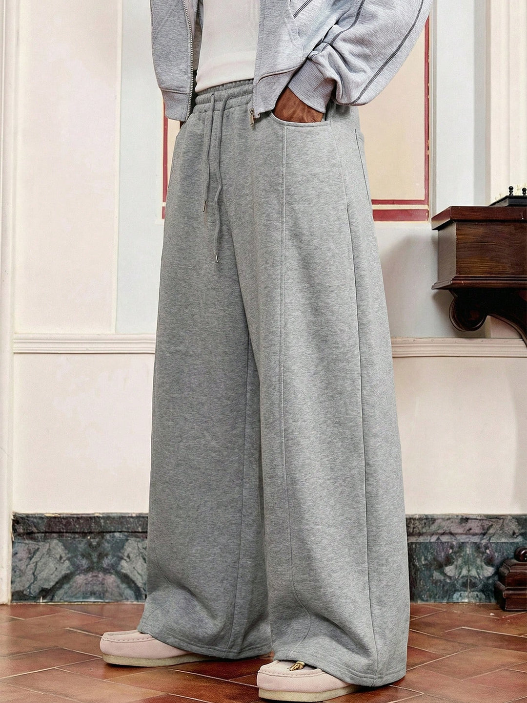 Pantaloni SHEIN, gri