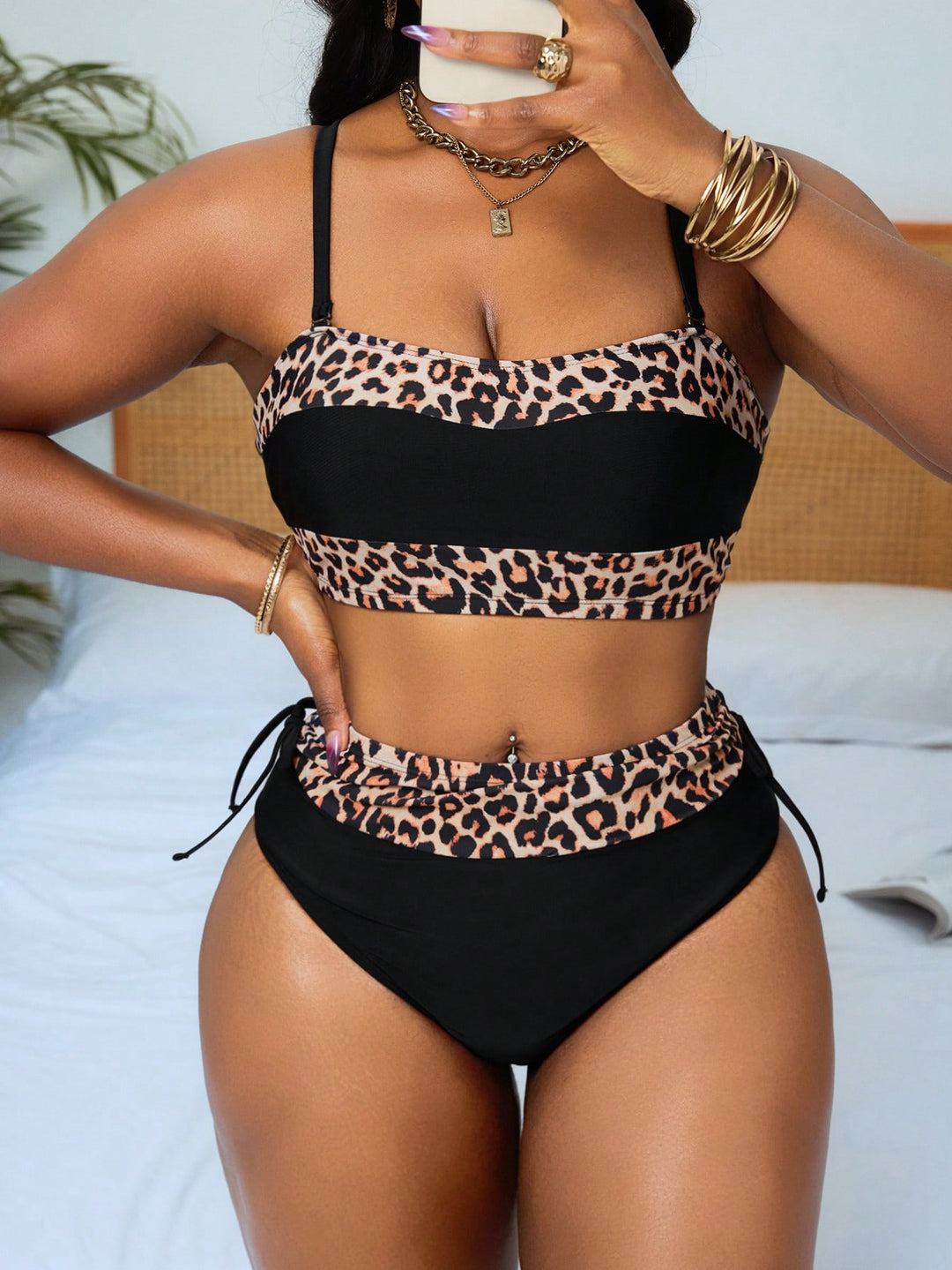 Set bikini de baie SHEIN, mix culori