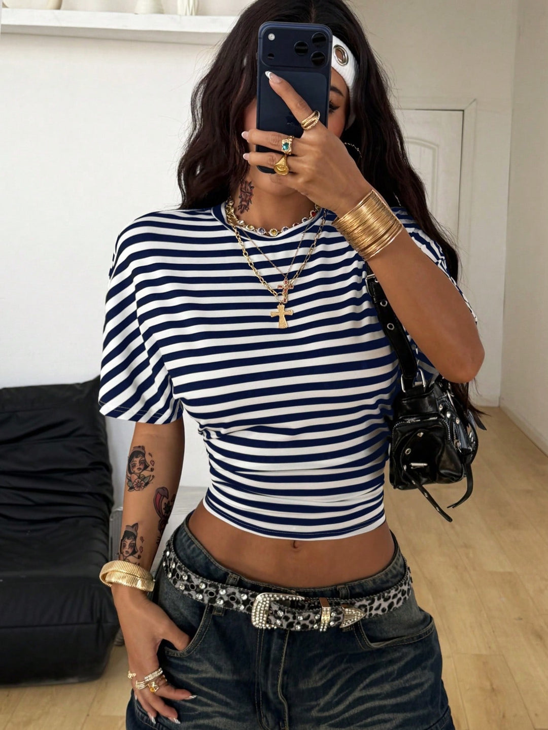 Tricou SHEIN, albastru