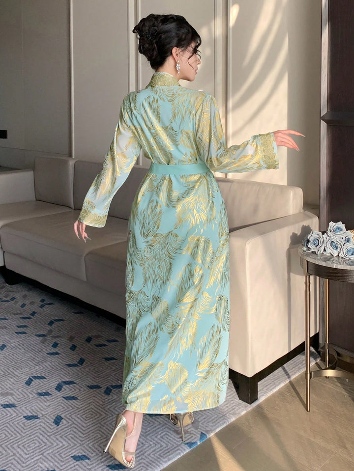 Rochie maxi SHEIN, verde