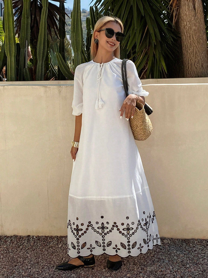 Rochie midi SHEIN, alb