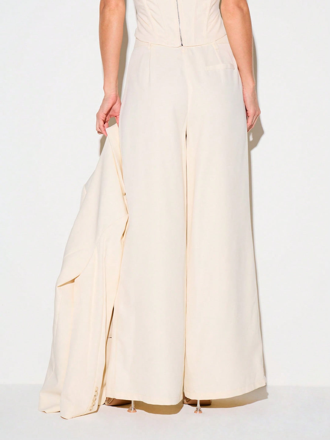 Pantalon SHEIN, galben