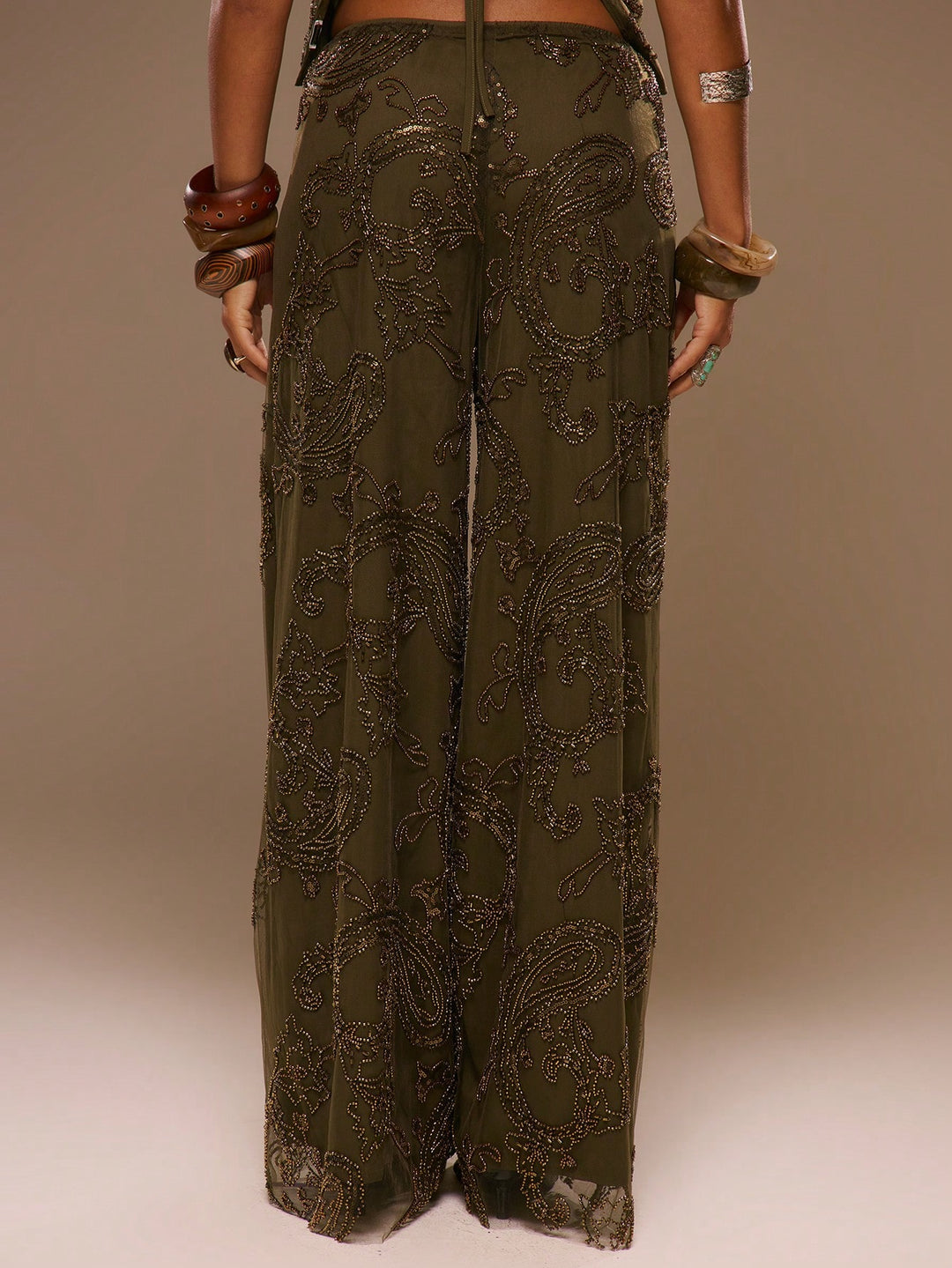Pantaloni SHEIN, alb