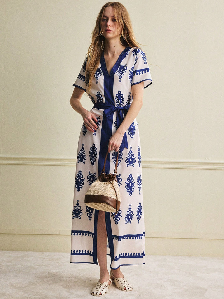 Rochie maxi SHEIN, albastru