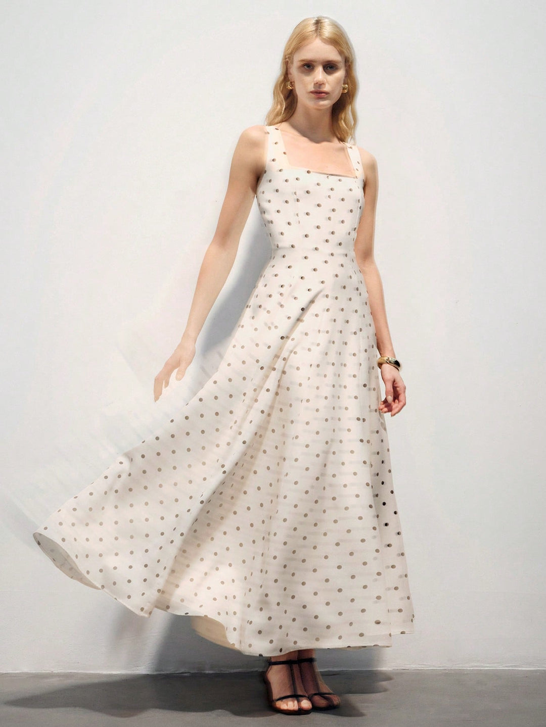 Rochie maxi SHEIN, bej