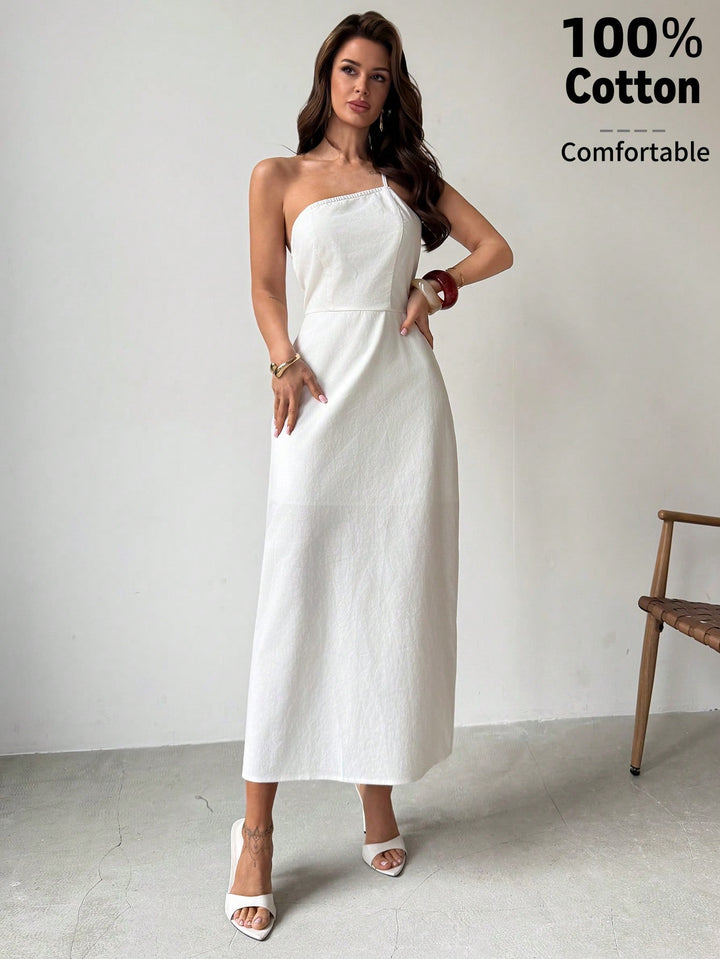 Rochie midi SHEIN, alb
