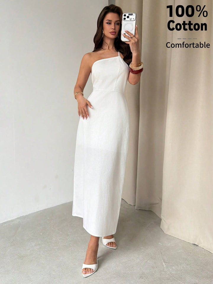 Rochie midi SHEIN, alb