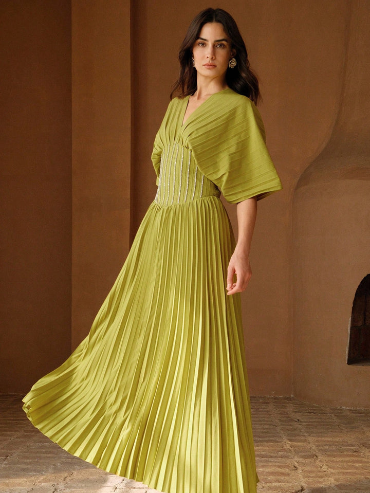 Rochie maxi SHEIN, verde