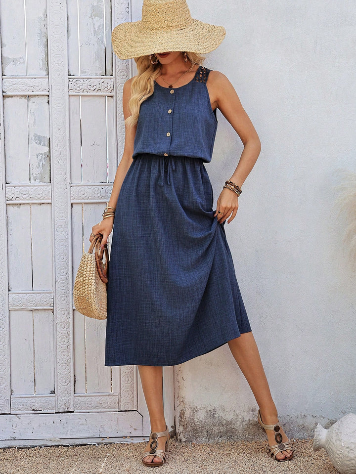 Rochie midi SHEIN, albastru