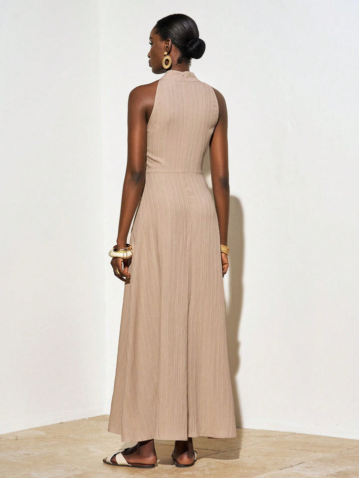 Rochie maxi SHEIN, kaki