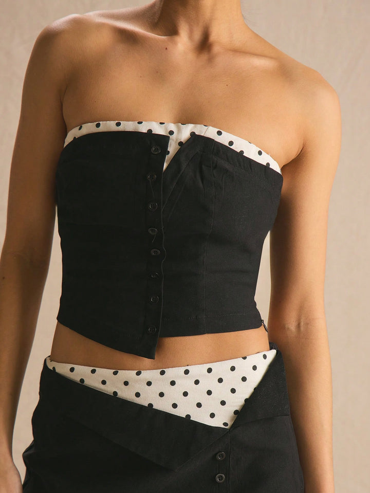 Top SHEIN, negru