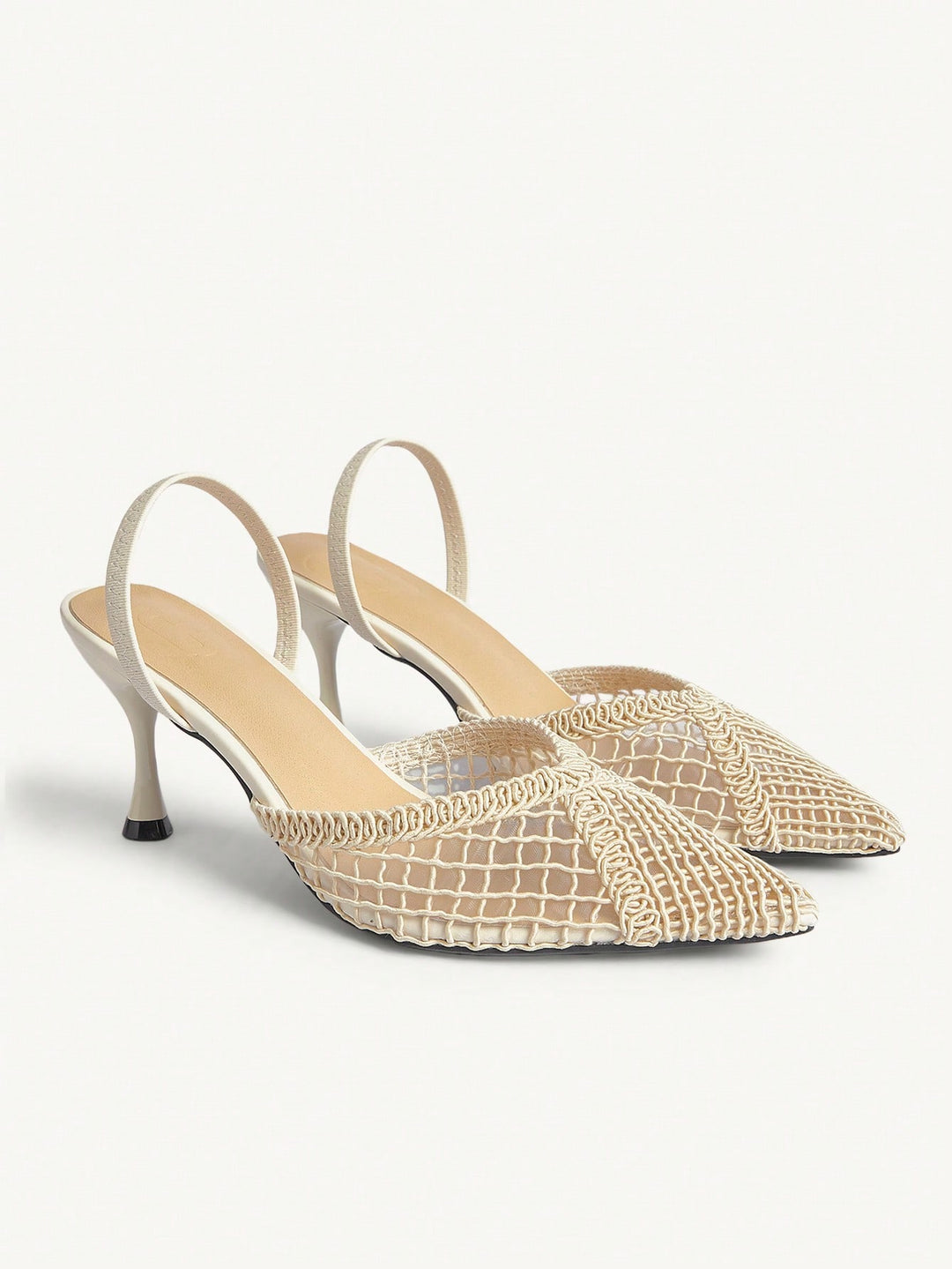 Pantofi cu toc SHEIN, bej
