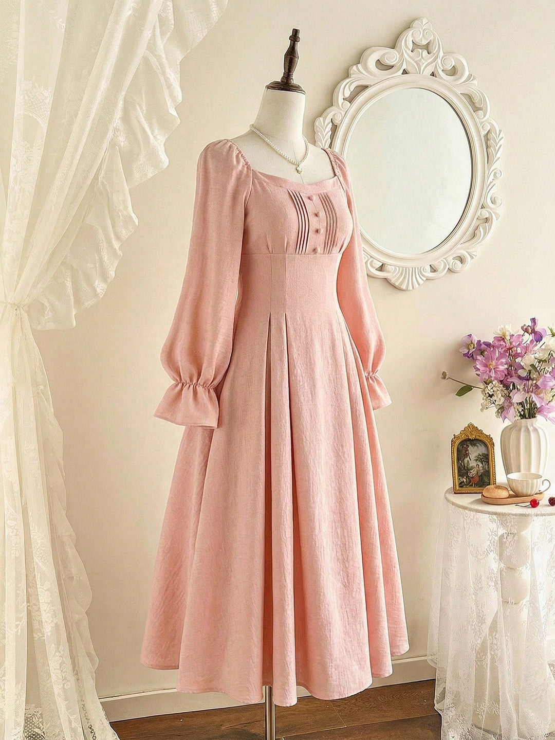 Rochie maxi SHEIN, roz