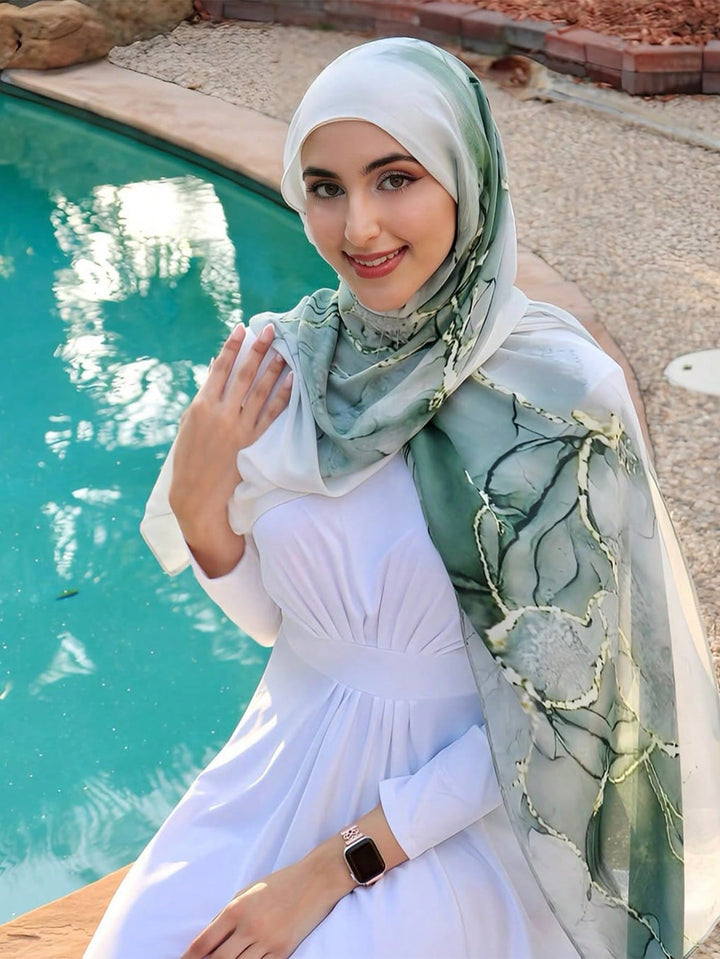 Hijab SHEIN, verde