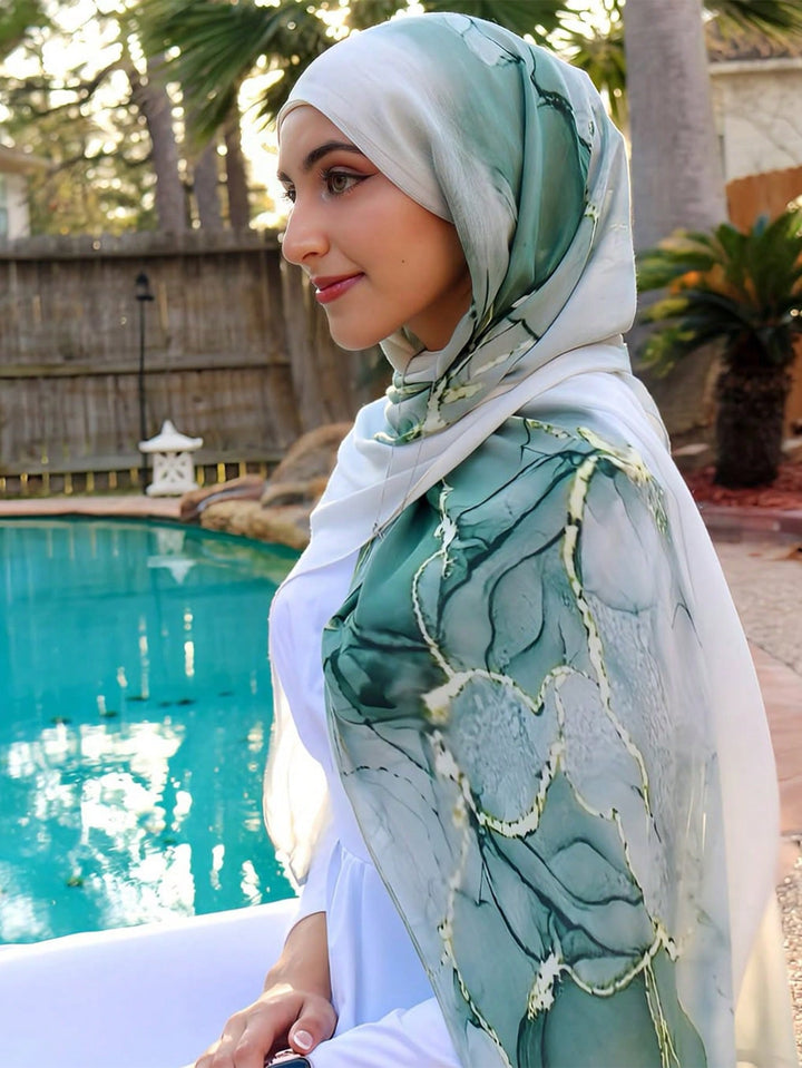 Hijab SHEIN, verde