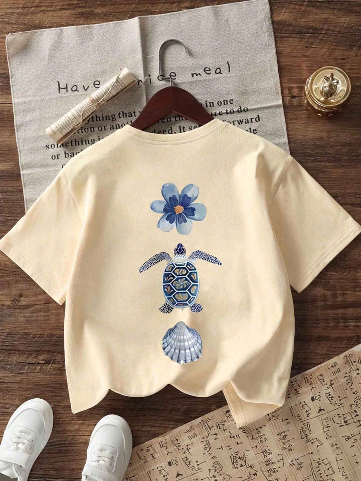 Tricou SHEIN, crem