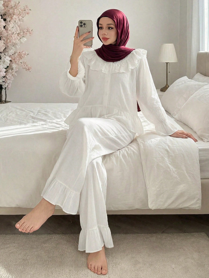 Pijama SHEIN, alb