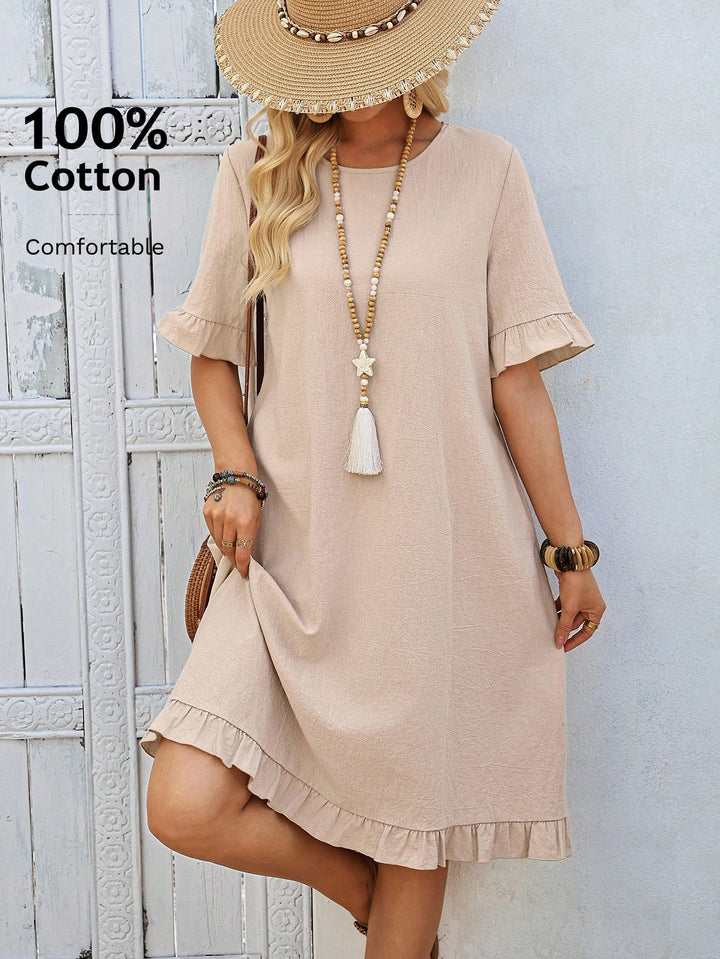 SHEIN midiruha, khaki