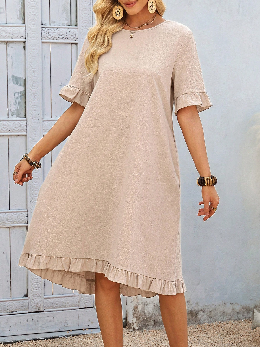 SHEIN midiruha, khaki