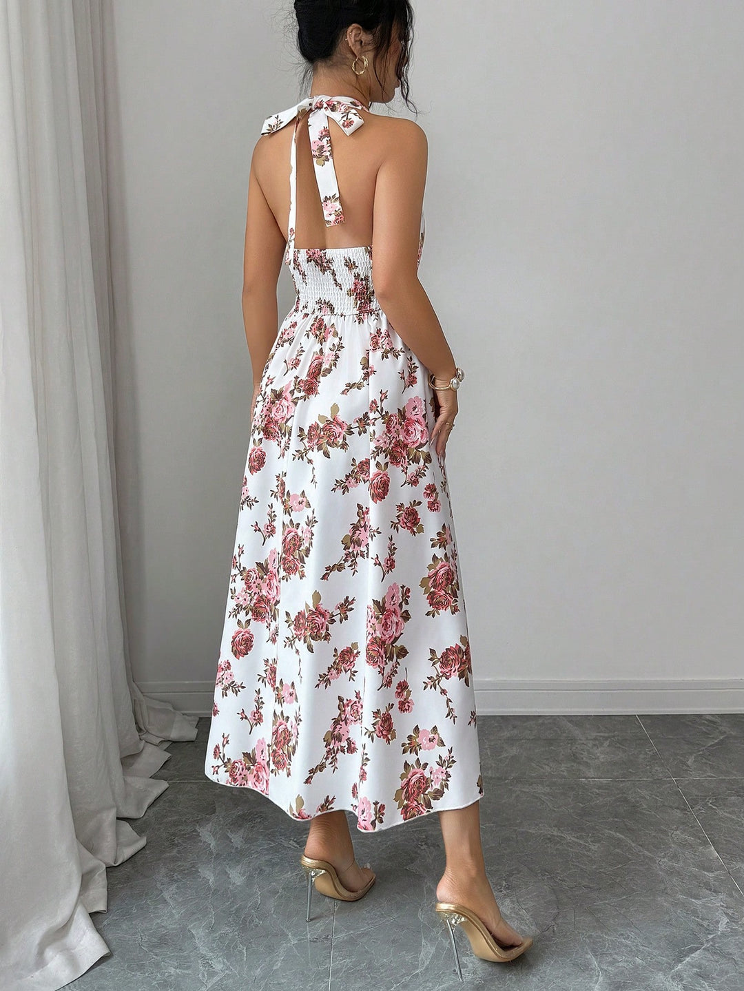 Rochie midi SHEIN, mix culori