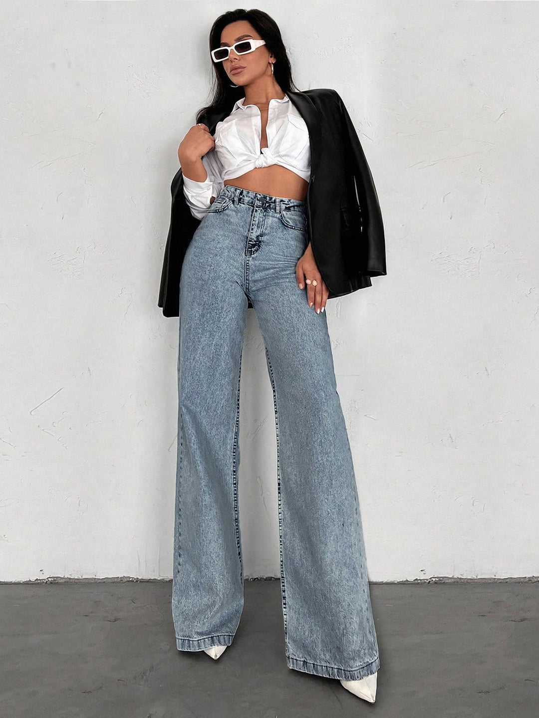 Jeans SHEIN, albastru