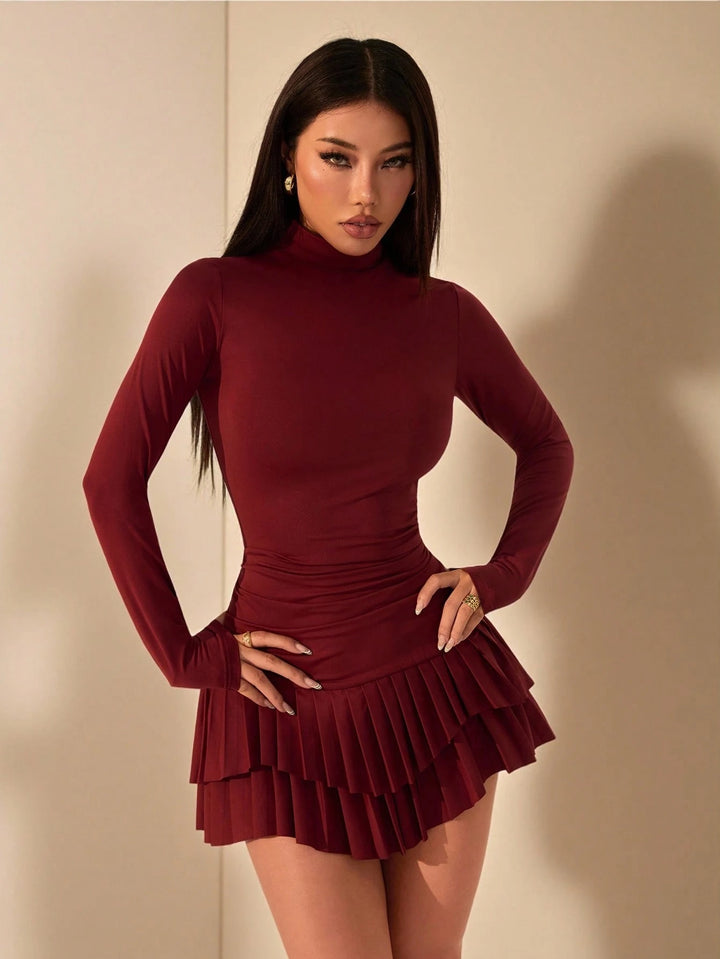 Rochie mini SHEIN, vișiniu