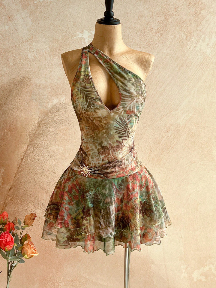 Rochie mini SHEIN, mix culori