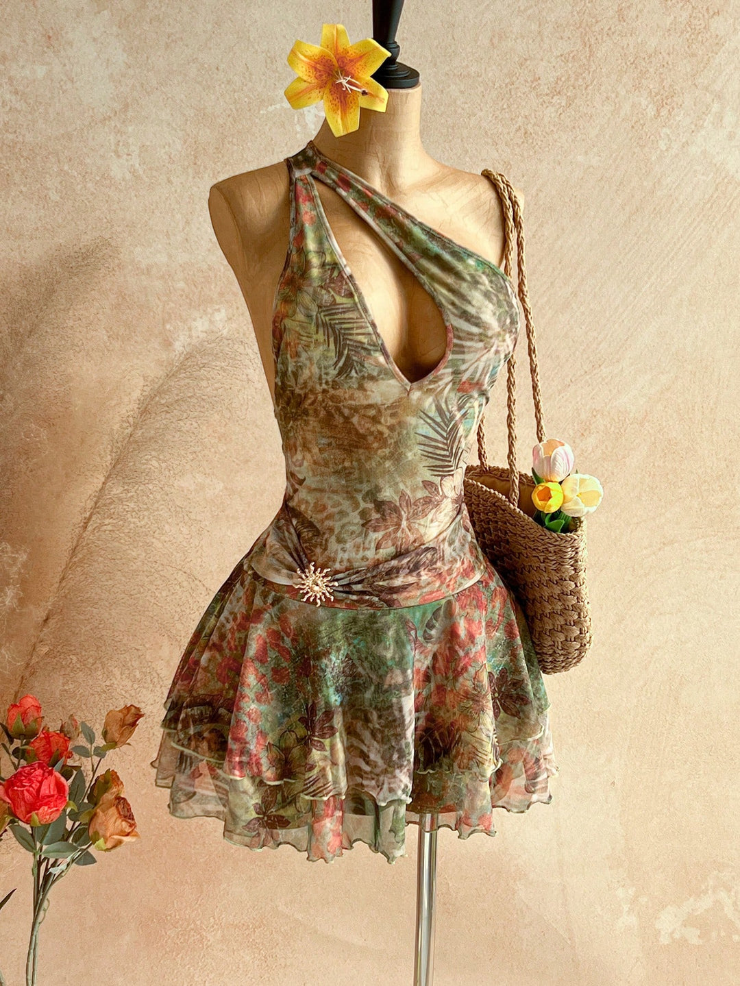 Rochie mini SHEIN, mix culori