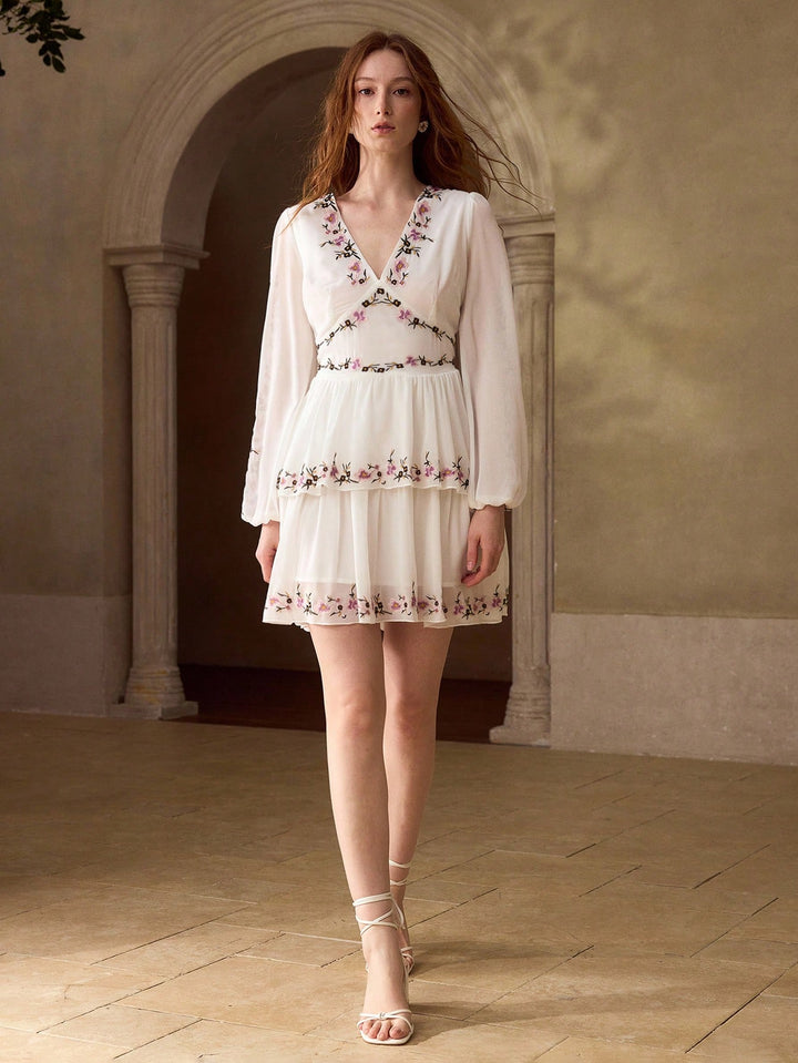 Rochie scurtă SHEIN, alb